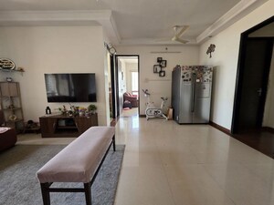 Living Room in 2.5 BHK Apartment at Lotus Sky Garden, Malad West – for Rent