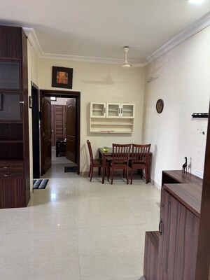 Living Room in 2.5 BHK Apartment at Lotus Sky Garden, Malad West – for Rent