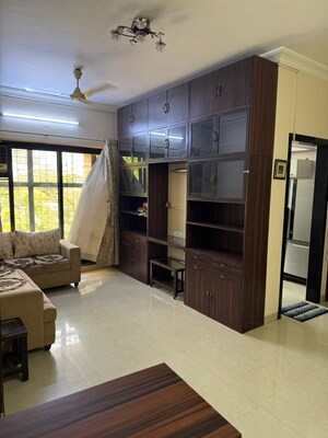 Living Room in 2.5 BHK Apartment at Lotus Sky Garden, Malad West – for Rent