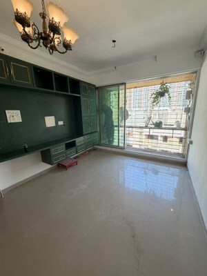 Living Room in 2.5 BHK Apartment at Lotus Sky Garden, Malad West – for Rent