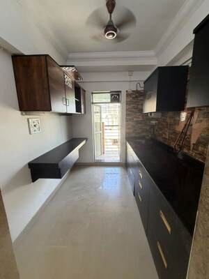 Kitchen in 2.5 BHK Apartment at Lotus Sky Garden, Malad West – for Rent