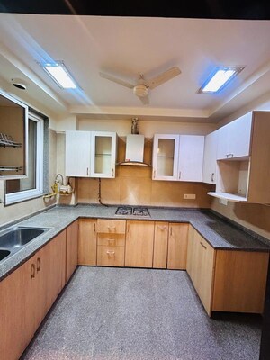 Kitchen in 3 BHK Builder Floor at Greater Kailash I – for Rent