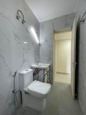 Bathroom in 2 BHK Builder Floor at South City 2 – for Rent