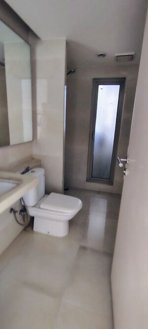 Bathroom in 3 BHK Apartment at Hiranandani Estate Rodas Enclave, Ghodbunder Road – for Rent