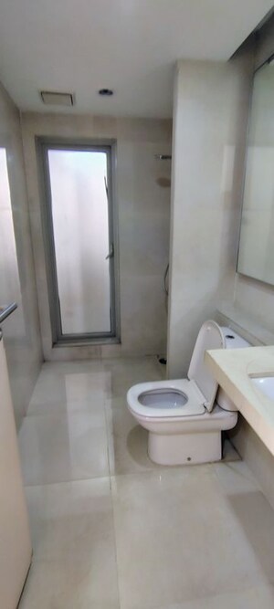 Bathroom in 3 BHK Apartment at Hiranandani Estate Rodas Enclave, Ghodbunder Road – for Rent