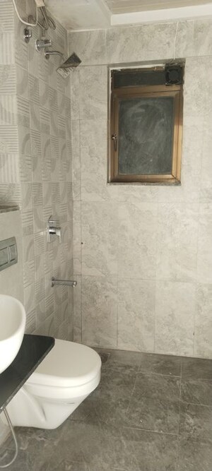 Bathroom in 2.5 BHK Apartment at Nirmal Zircon, Mulund West – for Rent