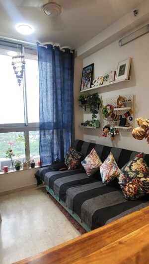 Living Room in Studio Apartment at Hiranandani Solitaire Studio Apartment, Ghodbunder Road – for Sale