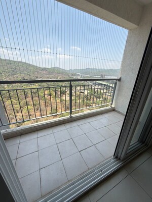 Balcony in 3 BHK Apartment at Godrej Emerald, Ghodbunder Road – for Rent