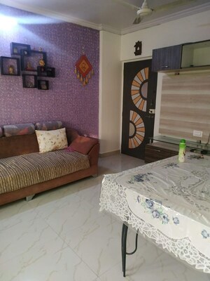 Bedroom in 2 BHK Apartment at Puraniks Kanchanpushp Complex, Kavesar – for Rent