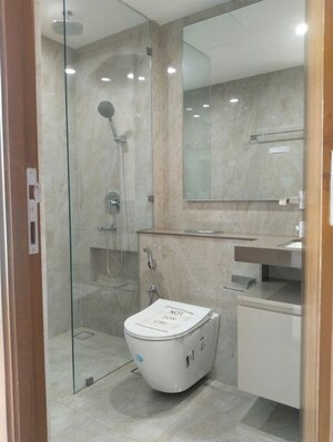 Bathroom in 4 BHK Apartment at Hiranandani Lake Enclave Glendale, Thane West – for Sale