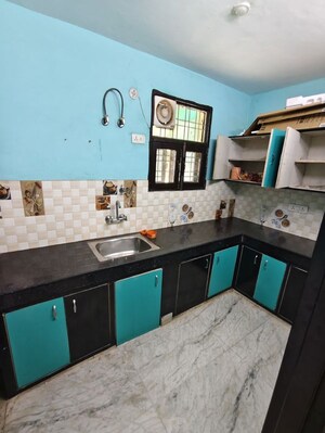 Kitchen in 3 BHK Builder Floor at Ansal Plaza Gurgaon, Palam Vihar – for Rent
