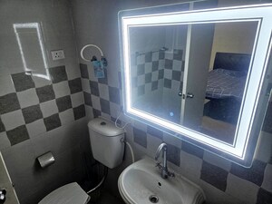 Bathroom in 2 BHK Apartment at Gaur Yamuna City 16th Park View, Gaur Yamuna City – for Rent