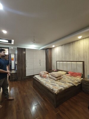 Bedroom in 3 BHK Builder Floor at Ansal Sushant Lok I, Sector 43 – for Rent