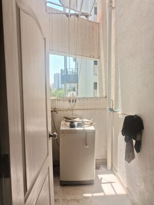 Bathroom in 2 BHK Apartment at Manav Silver Skyscapes, Wakad – for Rent