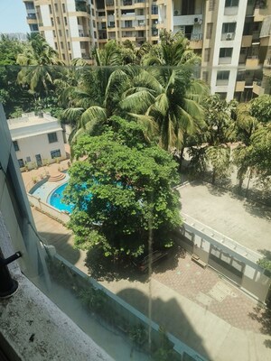 Balcony in 2 BHK Apartment at Manav Silver Skyscapes, Wakad – for Rent