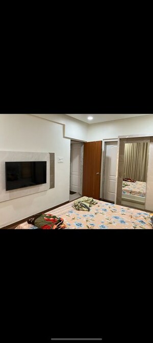 Bedroom in 2 BHK Apartment at Manav Silver Skyscapes, Wakad – for Rent