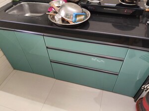 Kitchen in 1 BHK Apartment at Shivraj Heights Apartments, Kandivali West – for Sale