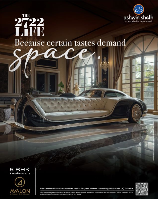 2 BHK + Pooja Room Apartment For Sale in Sheth Avalon
