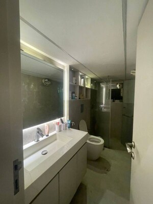 Bathroom in 3 BHK Apartment at Earth Building, Matunga East – for Rent