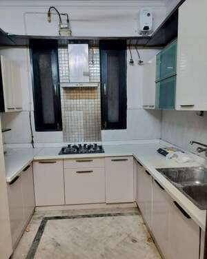Kitchen in 1 BHK Builder Floor at Greater Kailash I – for Rent