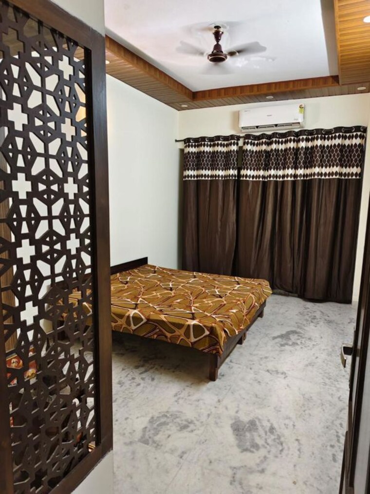 Bedroom, aura-homes 3 Bedroom 1600 Sq.Ft. Apartment In Patiala Road Zirakpur 10380486