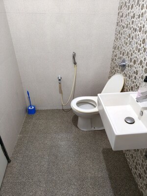 Bathroom in 2 BHK Apartment at Shree Moreshwar Plaza, Nerul – for Rent