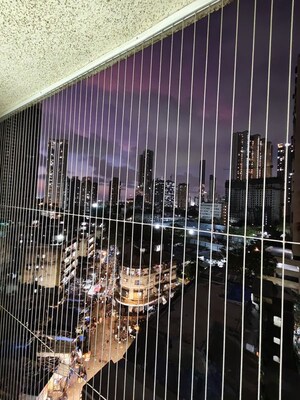 Balcony in 2 BHK Apartment at The Baya Victoria, Byculla – for Rent