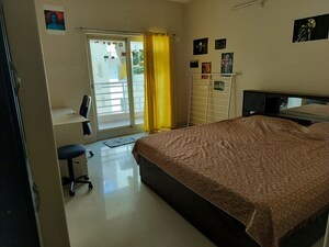 Bedroom in 3 BHK Apartment at Mirchandani Palms, Rahatani – for Rent