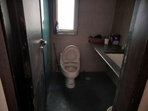 Bathroom in 3 BHK Apartment at Mirchandani Palms, Rahatani – for Rent