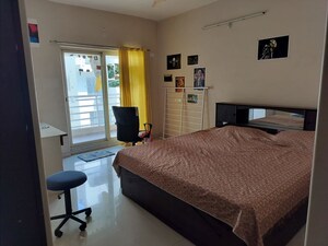 Bedroom in 3 BHK Apartment at Mirchandani Palms, Rahatani – for Rent