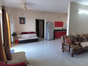 Living Room in 3 BHK Apartment at Mirchandani Palms, Rahatani – for Rent
