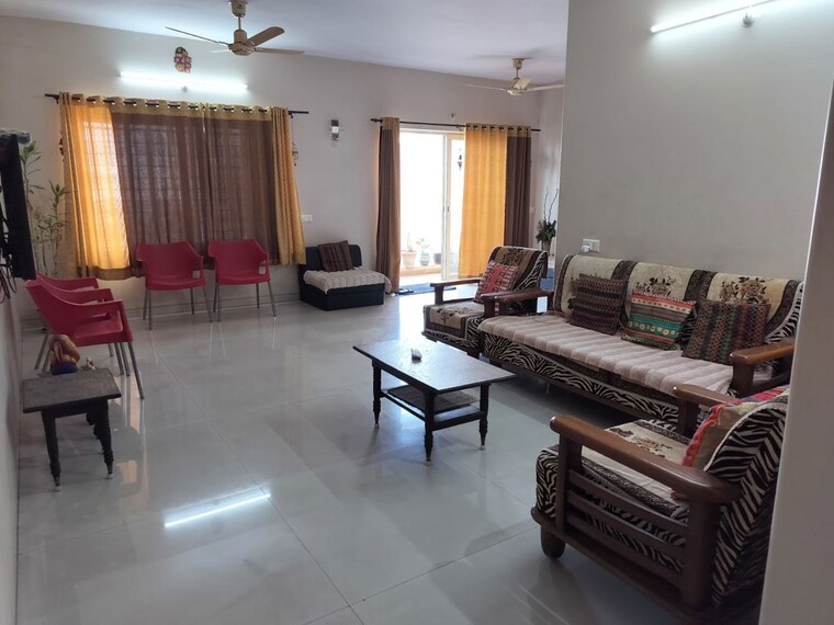 Living Room, mirchandani-palms 3 Bedroom 1750 Sq.Ft. Apartment In Rahatani Pune 10380527