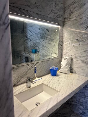 Bathroom in 4 BHK Apartment at Kasturi Epitome, Wakad – for Rent