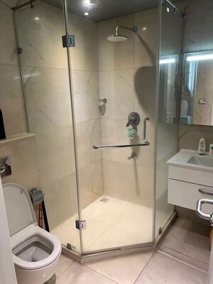 Bathroom in 4 BHK Apartment at Kasturi Epitome, Wakad – for Rent