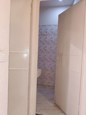 Bathroom in 1 BHK Builder Floor at Greater Kailash I – for Rent