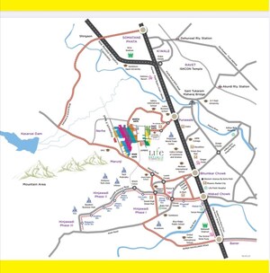 3 BHK Apartment – Map Location View at Kolte Patil Life Republic Atmos, Hinjewadi - for Sale