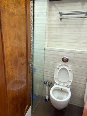 Bathroom in 3 BHK Apartment at Meenakshi Apartment, Goregaon East – for Rent