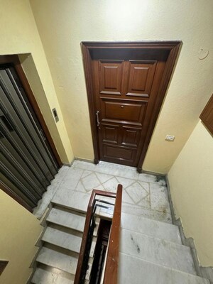 Staircase in 3 BHK Builder Floor at Greater Kailash I – for Rent