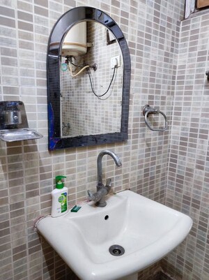 Bathroom in 3 BHK Builder Floor at Chittaranjan Park – for Rent
