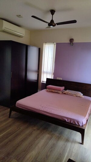Bedroom in 3.5 BHK Apartment at Gera Trinity Towers, Kharadi – for Rent