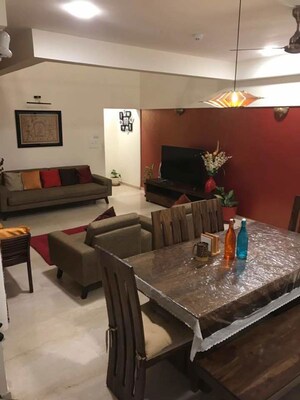 Team Area in 3.5 BHK Apartment at Gera Trinity Towers, Kharadi – for Rent