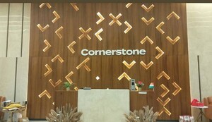 Staircase in 2 BHK Apartment at Chandak Cornerstone, Worli – for Rent