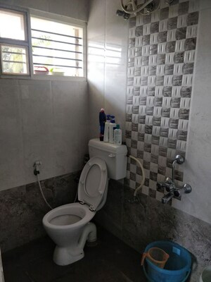 Bathroom in 1 RK Independent House at Amrutahalli – for Rent
