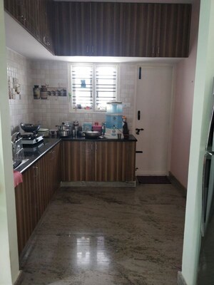 Kitchen in 1 RK Independent House at Amrutahalli – for Rent
