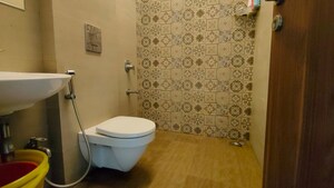 Bathroom in 3 BHK Apartment at Lodha The Park Side, Worli – for Rent