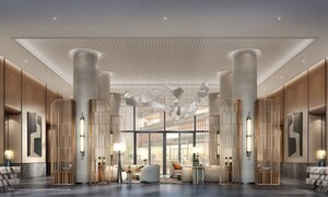 Building Lobby in 3.5 BHK Apartment at Kalpataru Elitus, Mulund West – for Sale