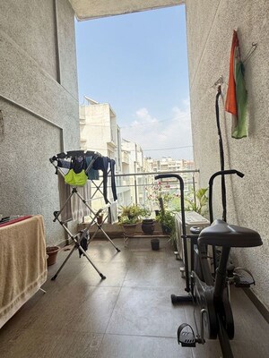 Balcony in 2 BHK Apartment at Paranjape Schemes Yuthika, Baner – for Rent