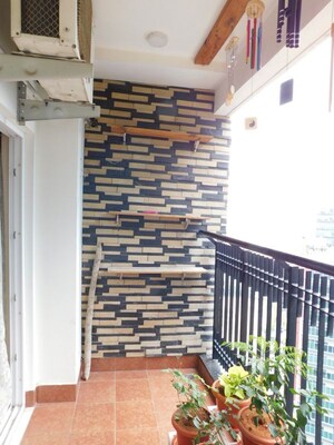 Balcony in 4 BHK Apartment at Prestige High Fields, Gachibowli – for Sale