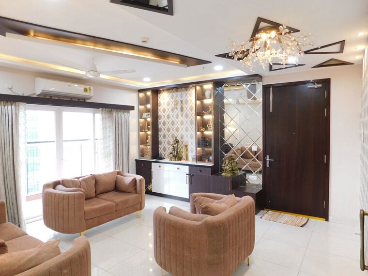 Living Room, prestige-high-fields 4 Bedroom 2848 Sq.Ft. Apartment In Gachibowli Hyderabad 10380713