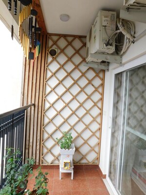 Balcony in 4 BHK Apartment at Prestige High Fields, Gachibowli – for Sale